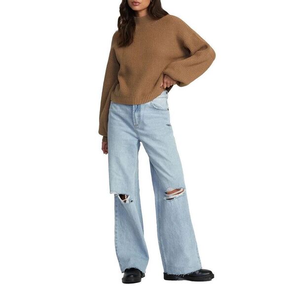 RVCA Women's Dream Cycle Turtleneck Sweater - Picture 6 of 8